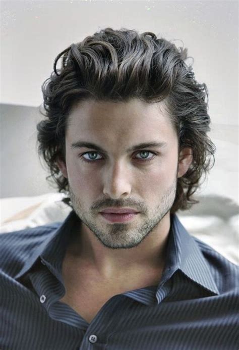 male hair medium length|wavy medium length hair male.